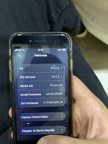 fake tel: IPhone SE 2020, 64 GB, Ağ, Barmaq izi — 5