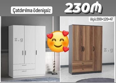 iki qapılı dolab: Çatdırılma pulsuz