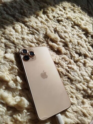 iphone 12 про макс цена в бишкеке: IPhone 11 Pro, Колдонулган, 256 ГБ, Алтын, Коргоочу айнек, Каптама, Кабель, 71 %