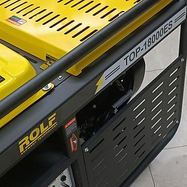 Генераторы: Бензиновый генератор ROLF TOP-18000ES Мощный стационарно-мобильный — 2