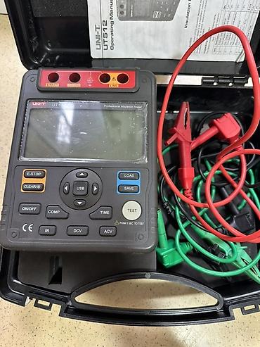 Alətlər: UNI-T UT512 Professional Insulation Tester Məhsul təsviri: - Peşəkar — 2