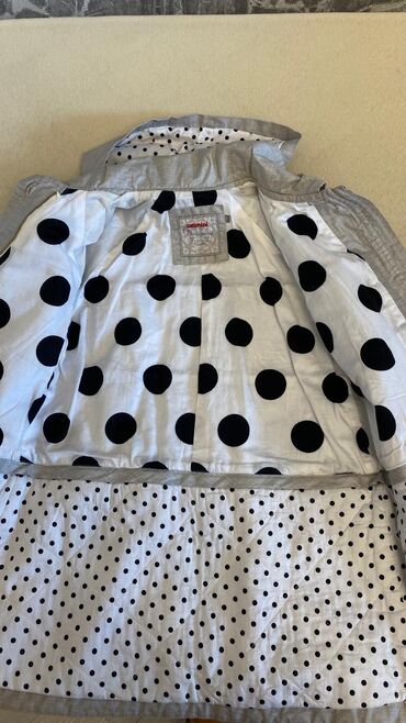 Plaşlar: Плащ-трснсформер Catimini производство Франция серого цвета с — 12