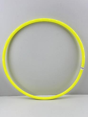 №: 7652 Məhsulun adı: Gimnastika halqası Aspo, plastik, sarı, 80 sm