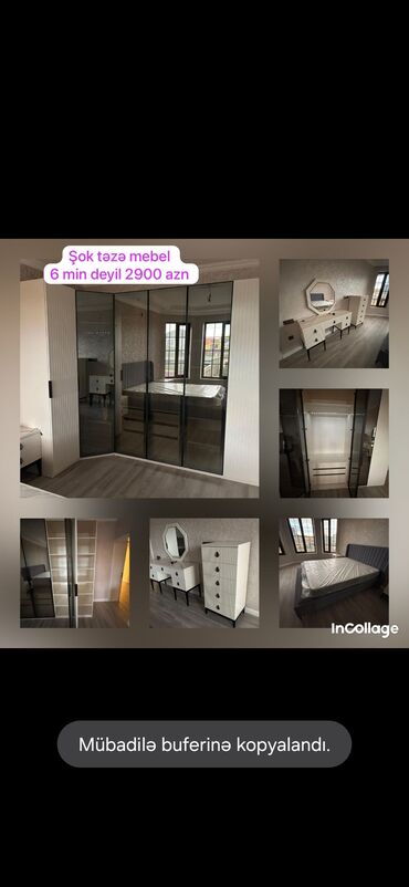 Divanlar: İkinəfərlik çarpayı, Dolab, Komod, Termo, Yeni