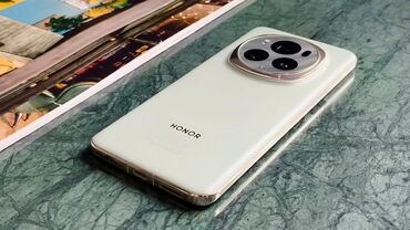 сотки бу: Honor Magic 6 Pro, Б/у, 256 ГБ, цвет - Белый, 2 SIM
