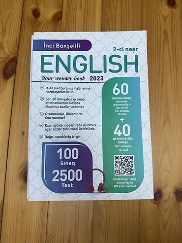 Testlər: Məhsul: “English – Your Wonder Book 2023” (2-ci nəşr), müəllif: İnci — 1