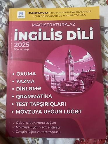 Məhsul: “İngilis dili – Magistratura.az” dərs vəsaiti və testlər