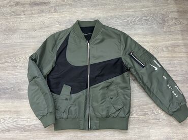 бомбер куртка мужская: Куртка M (EU 38), L (EU 40), цвет - Зеленый