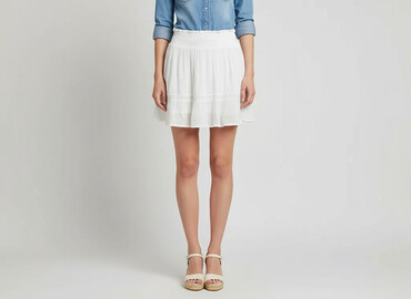 plisowane krótkie spódnice: Spódnica damska, rozmiar S