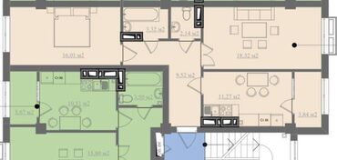 Продажа квартир: Продаётся 2-ух комнатную квартиру 64,67м² жк "Ак Ниет" ск "КУТ Строй"
