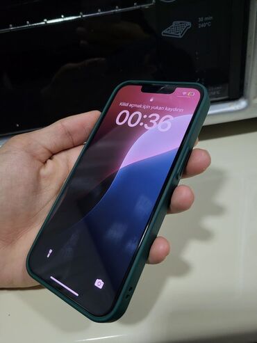 su filtiri sirketi: IPhone 13, 128 GB, Yaşıl, Simsiz şarj, Face ID, Sənədlərlə
