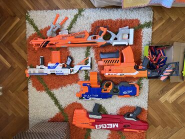 igračke za decu: Nerf puške (5 komada) Cena je 90€ ali nije fiksna, možemo se