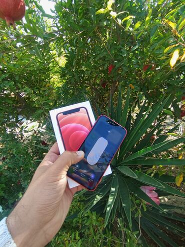 iphone 14 pro max qiymeti bakida: IPhone 12 mini, 128 GB, Qırmızı, Simsiz şarj