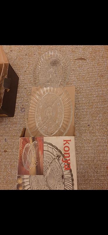 Şüşə meyvə qabı dəsti – “Konya” modeli - Material: şəffaf şüşə - lalafo.az -da Şüşə meyvə qabı dəsti – “Konya” modeli - Material: şəffaf şüşə -