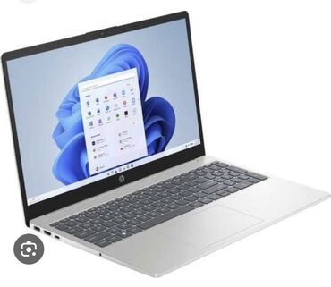 Комплектующие для ПК и ноутбуков: HP noutbuk – zərif gümüşü korpus, nazik çərçivəli ekran və tam ölçülü