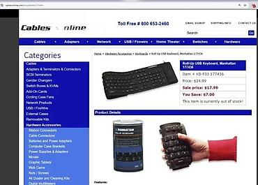 Tastature: Savitljiva silikonska USB tastatura – pune veličine sa numeričkim — 4