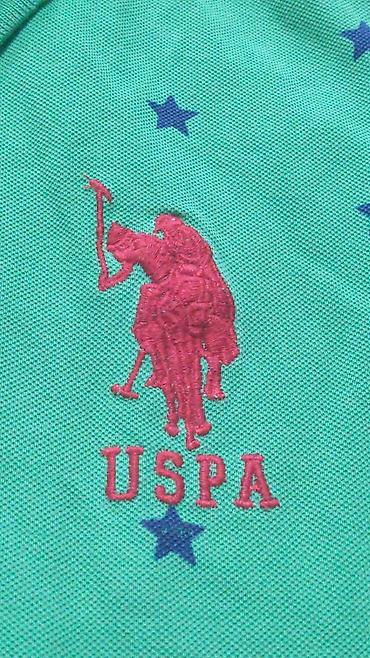 Футболки: Мужская футболка, M, Us Polo Assn, Б/у, цвет - Зеленый, Самовывоз — 4