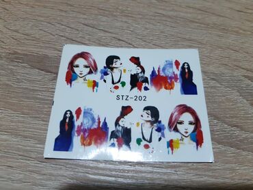 Nega noktiju: Vodene slicice za nokte 
Cena je za komad 20din — 6