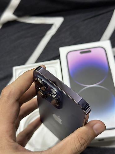 13 note pro: IPhone 14 Pro, 256 GB, Deep Purple, Simsiz şarj — 4