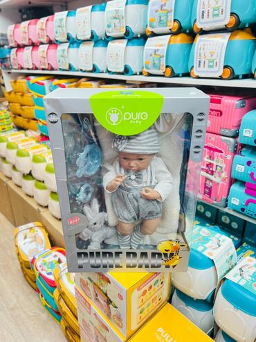 домик игровой: Кукла-пупс Pure Baby в нарядном костюмчике, поставляется в комплекте с