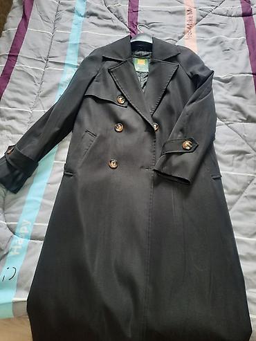 lining wade: Пальто, Тренчкот, Осень-весна, Длинная модель, Двубортная модель, M — 1
