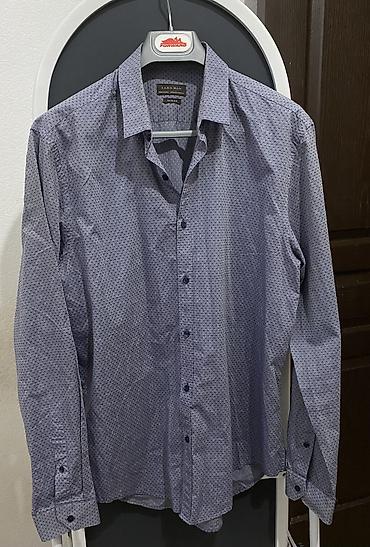 pull and bear: Köynək, Zara, XL, rəng - Mavi — 1