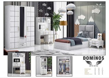 Salon, tibbi mebel: Təknəfərlik çarpayı, Dolab, Tumba, Türkiyə, Yeni