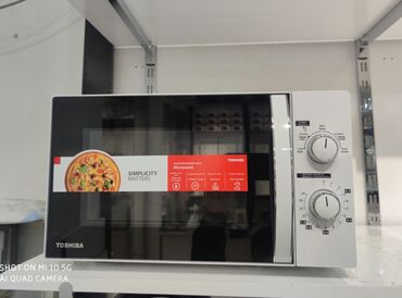 soba aliram: Микроволновка Toshiba, Отдельностоящая, С микроволнами, цвет - Белый, Новый