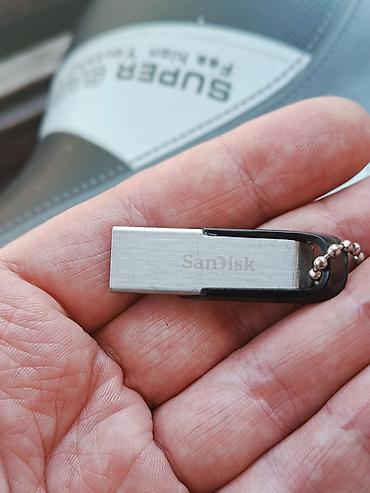 xarici hard disk: Flash kart Sandisk, 64 GB, USB 3.0, İşlənmiş — 1