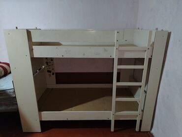 İkimərtəbəli uşaq çarpayıları: For girl and boy, Used, Çarpayı, Without mattress, Without pull-out boxes, Chipboard