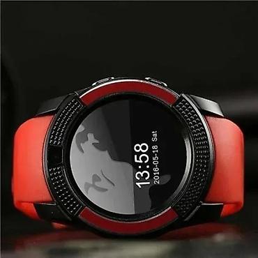 Smart satovi: SMART SAT V8 CRVENO-CRNI NOV PAMETNI SAT SMART WATCH AKCIJA | Cene — 10