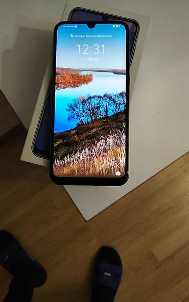 huawei 4g: Huawei Y8p, 128 GB, rəng - Mavi, Barmaq izi — 1