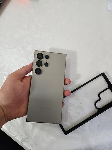 fold 3: Samsung Galaxy S24 Ultra, Б/у, 256 ГБ, цвет - Серый, 2 SIM — 1