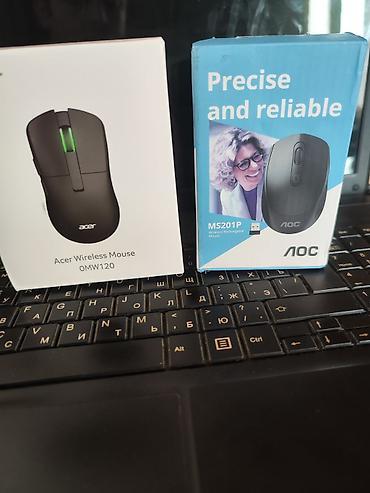 Kompüter aksesuarları: Acer Wireless Mouse OMW120 + AOC MS201P simsiz siçanlar Acer OMW120 — 2