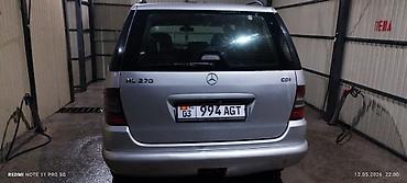 мотор морнинг: Mercedes-Benz ML-Class: 2000 г., 2.7 л, Автомат, Дизель, Кроссовер — 4
