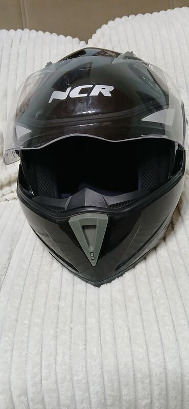 Moto dəbilqələr: NCR tam üzlü motosiklet dəbilqəsi - Rəng: parlaq qara, gümüşü -da lalafo.az — 14 Moto dəbilqələr: NCR tam üzlü motosiklet dəbilqəsi - Rəng: parlaq qara, gümüşü — 14