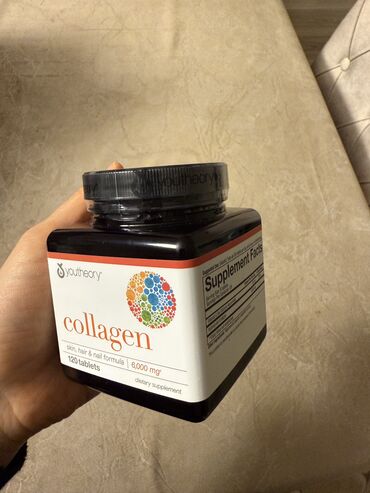 Vitaminlər və BAƏ: Collagen (youtheory) 120 tablet. Yeni qutuda