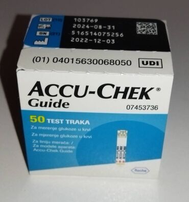 Medicinski proizvodi: Trake za merenje šećera - Accu-Chek Guide! BEOGRAD! Accu-Chek Guide