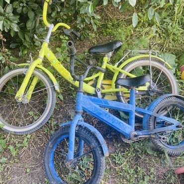 Велосипеды: Велосипед детск для мальч.синий зел