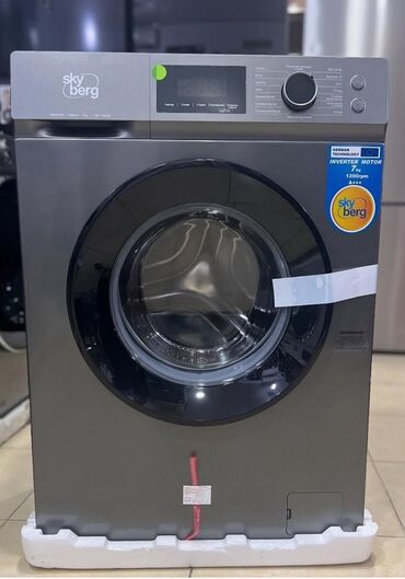 Стиральные машины: Skyberg ön yükləməli paltaryuyan maşın - İnverter motor: Sakit