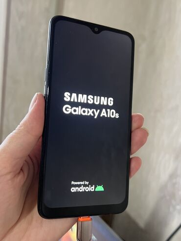 телефон j7: Samsung Galaxy A10s, Б/у, цвет - Черный, 2 SIM