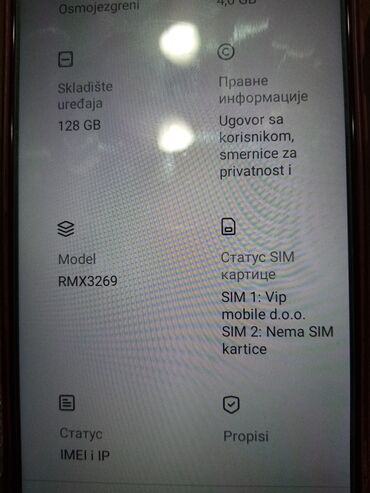 Ostali mobilni telefoni: Realme c25 y. 90eura — 9