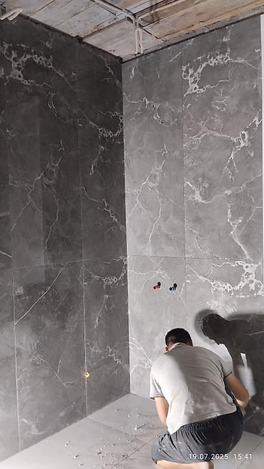 Укладка плитки: Кафель малярка обои жумуштарын кылабыз — 22