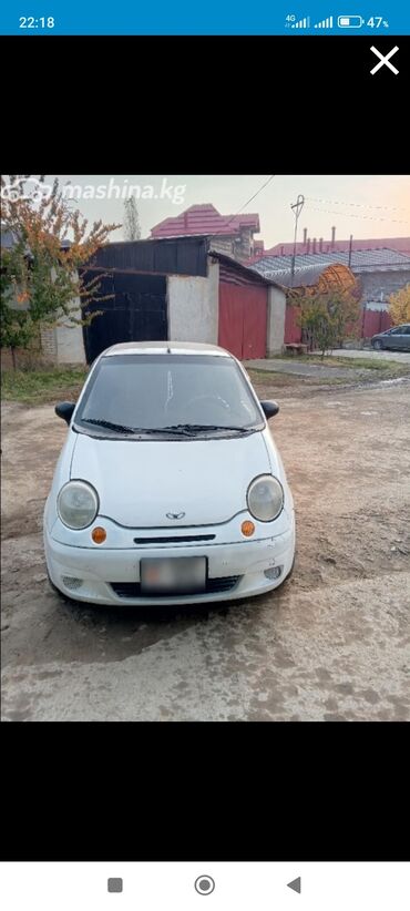 Daewoo: Daewoo Matiz: 2003 г., 0.8 л, Механика, Бензин, Хэтчбэк