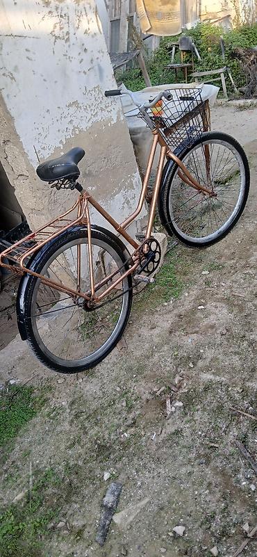 elektron velo: İşlənmiş Şəhər velosipedi Anmier, 28", sürətlərin sayı: 1, Ünvandan götürmə — 1