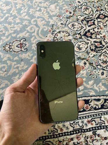 сколько стоит айфон икс: IPhone X, Б/у, 64 ГБ, Space Gray, Кабель, 100 % — 1
