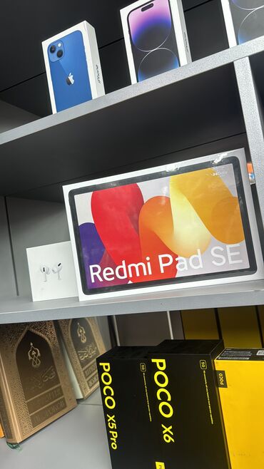 редми пад: Планшет, Xiaomi, память 256 ГБ, 10" - 11", Wi-Fi, Новый, Классический цвет - Черный