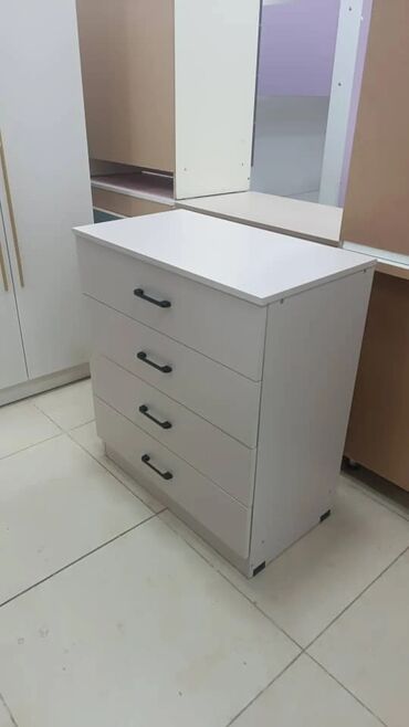 Комоды для одежды: Комод для одежды, Новый, Без зеркала, ЛДСП, цвет - Серый, Платная доставка — 9