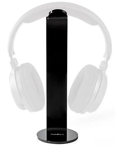 Zvučnici, slušalice i mikrofoni: Nedis stalak za slušalice – stojeći držač - Elegantni stalak za sto — 5