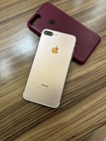 iphone 7 qiymeti 2018: IPhone 7 Plus, 32 GB, Rose Gold, Barmaq izi